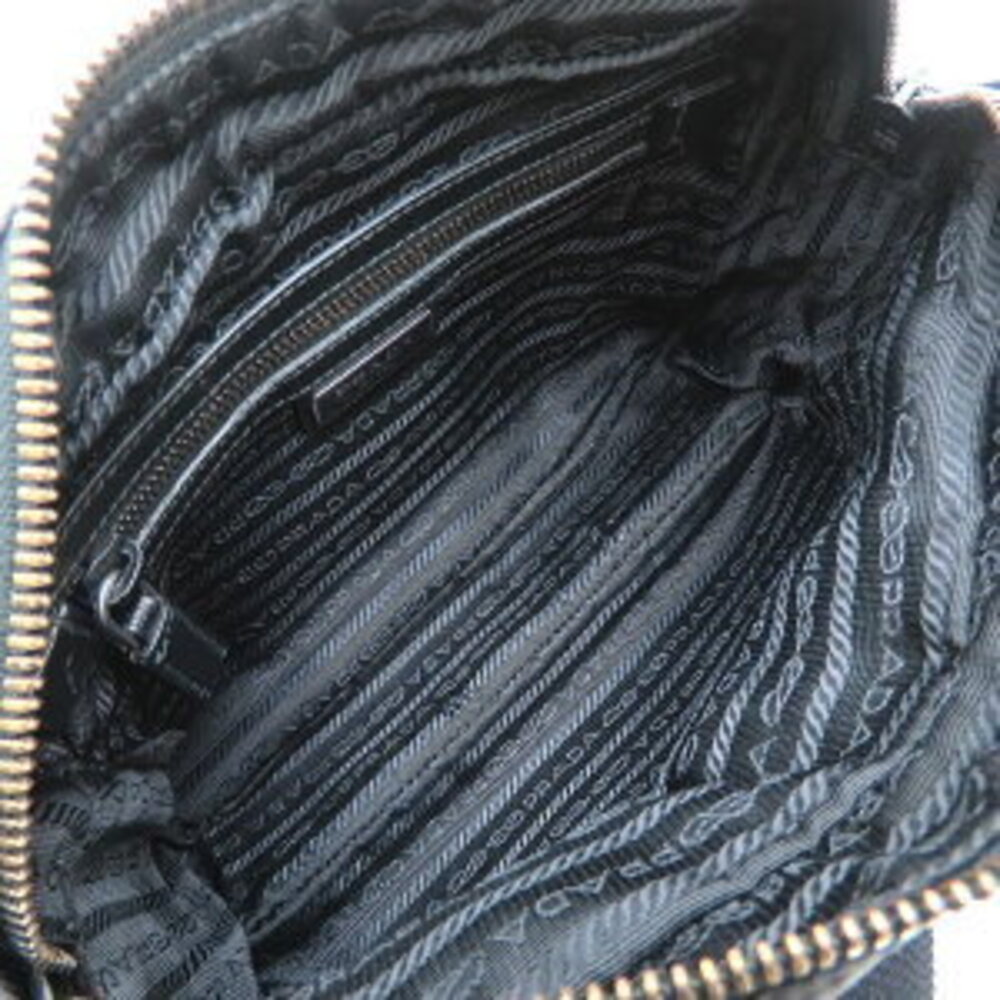PRADA Shoulder Bag Saffiano Leather Nero Black - Picture 7 of 9